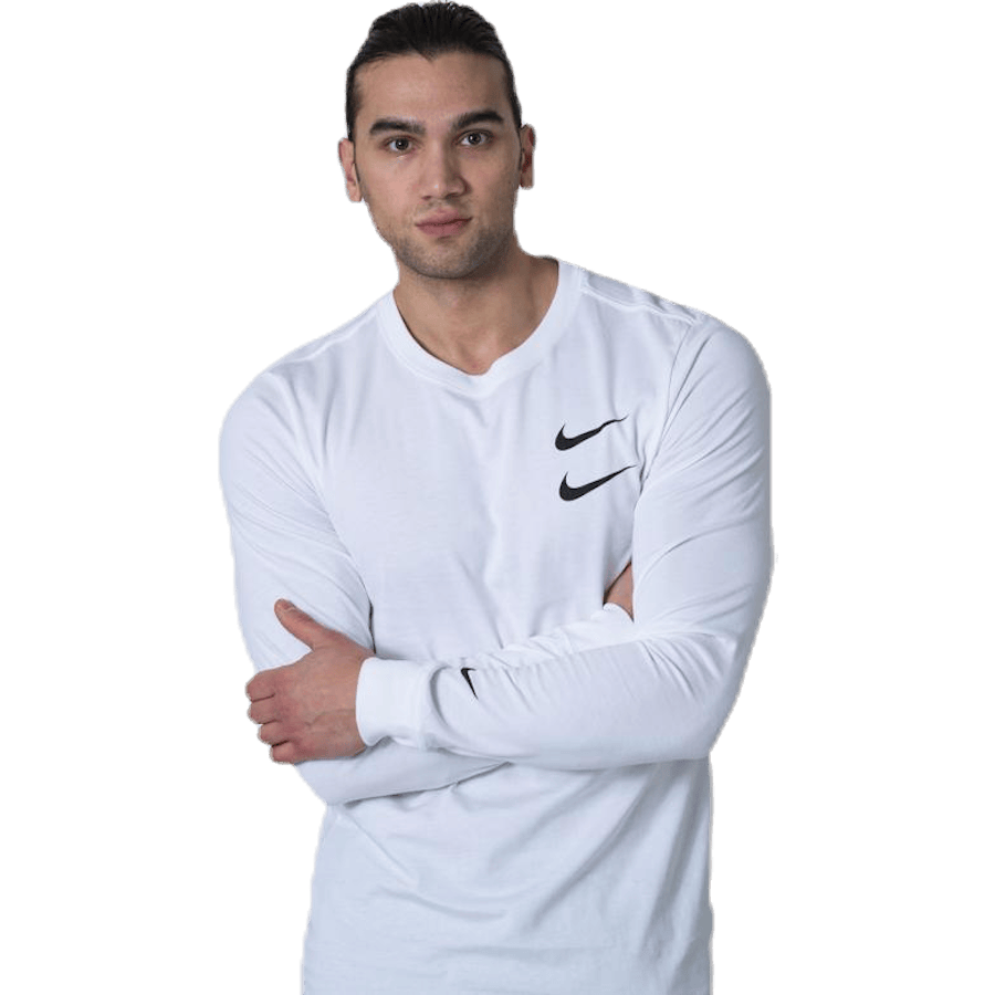 Swoosh Ls Tee White - Bild 3