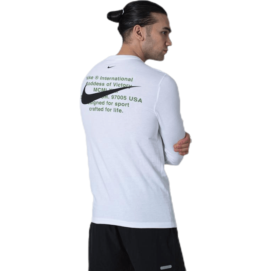 Swoosh Ls Tee White - Bild 4