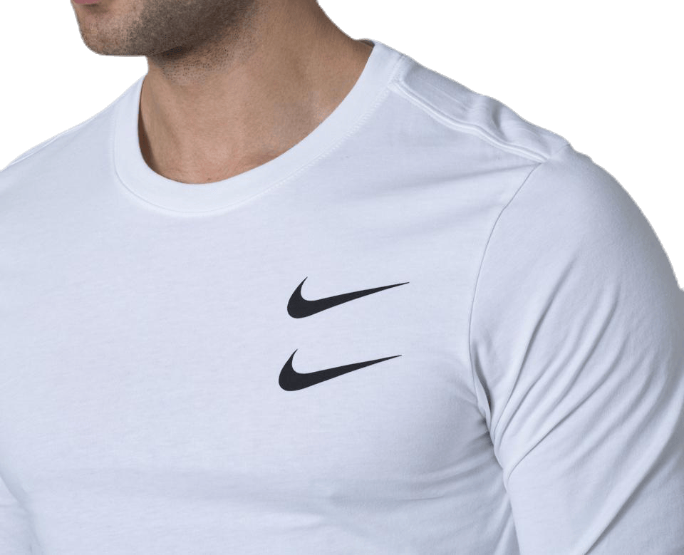 Swoosh Ls Tee White - Bild 5