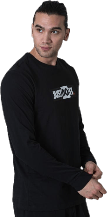 JDI Ls Tee Black, Male, Apparels, Shirts, Black, XL