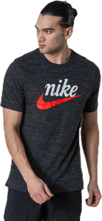 Nsw Heritage SS Tee Black/Red, Male, Odzież, Podkoszulek, Czarny, XL