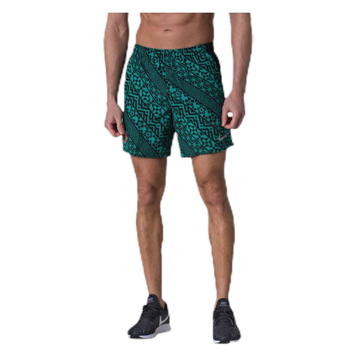 Challenger Short 7in Ekiden Green, Male, Apparels, Shorts, Running, Green, M