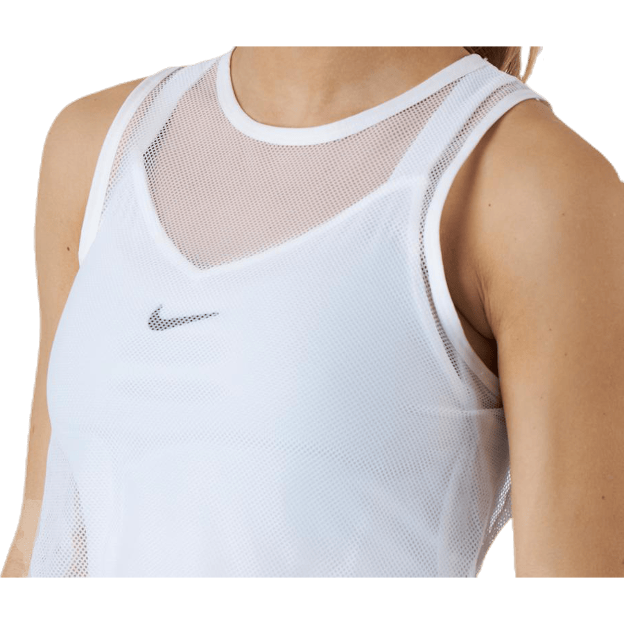 Court Dri-FIT Tank White/Black - Bild 4