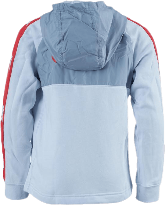 Hybrid 1/2 Zip Fleece Jr Blue/White - Bild 3