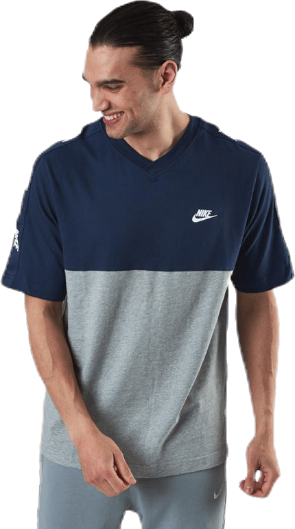 Nsw Ce Top Ss Hybrid Blue, Male, Apparels, T-shirt, Blue, XL