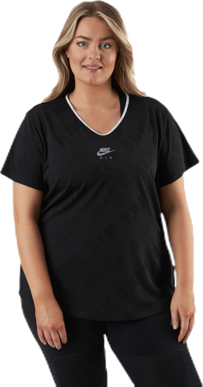 Air Top SS Plus Black, Female, Kleding, T-shirt, Rennen, Zwart, XXL