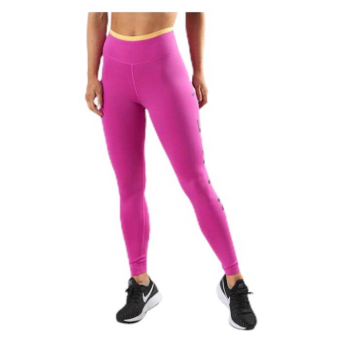 One Tight 7/8 Icon Clash Pink/Yellow, Female, Vêtements, Leggings, Entraînement, Rose, M