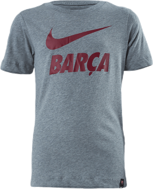 FC Barcelona Tee TR Ground Junior Grey, Unisex, Klær, T skjorte, Fotball, Grå, M