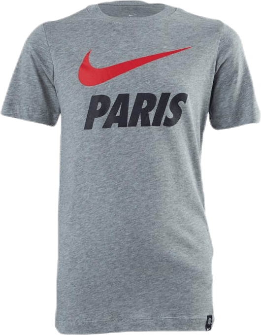 PSG Tee TR Ground Junior Grey, Unisex, Klær, T skjorte, Fotball, Grå, L