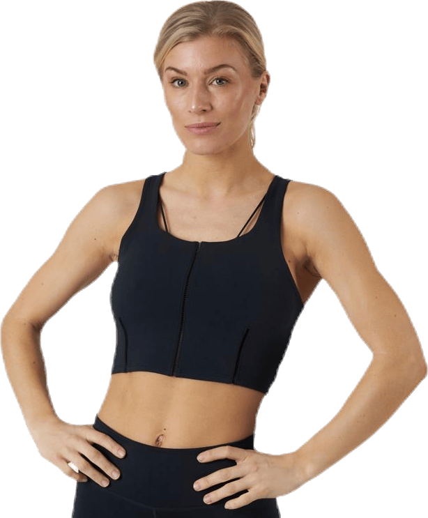 Yoga Luxe Crop Tank Black
