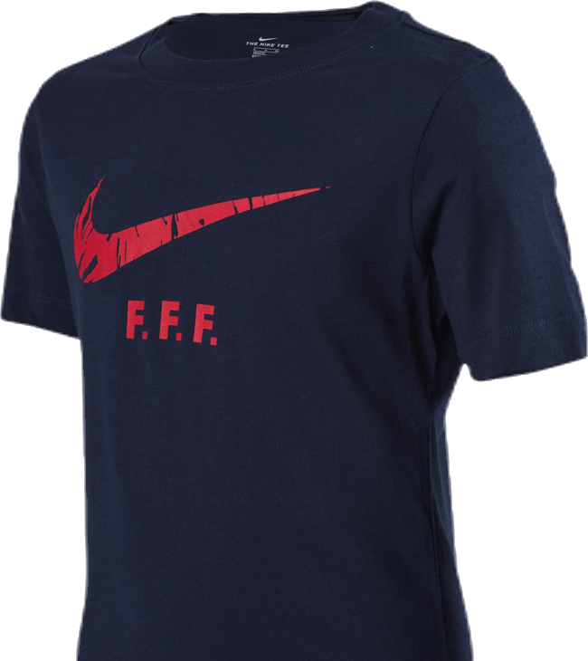 France Tee TR Ground Junior Blue - Bild 4