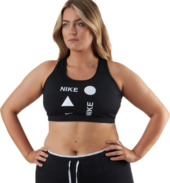 Swoosh Icon Clash Bra Plus White/Black - Bild 3