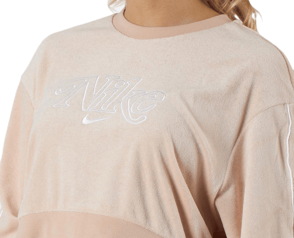 Nsw Retro Femme Crew Terry Beige - Bild 4