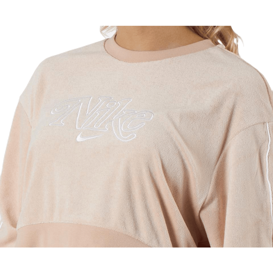 Nsw Retro Femme Crew Terry Beige - Bild 4