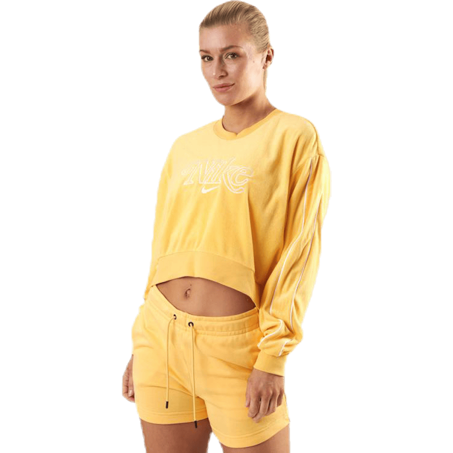 Nsw Retro Femme Crew Terry Yellow