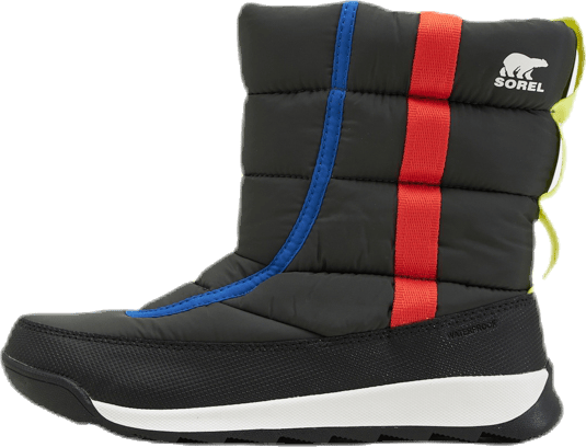 Whitney II Puffy Mid Junior Blue/Grey/Red, Unisex, Shoes, Boots, Blue/Grey/Red, EU 38