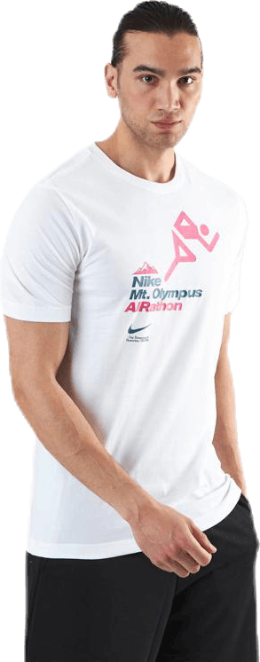 Dry Tee Airathon White, Male, Odevy, Tričko, Beží, Biely, L