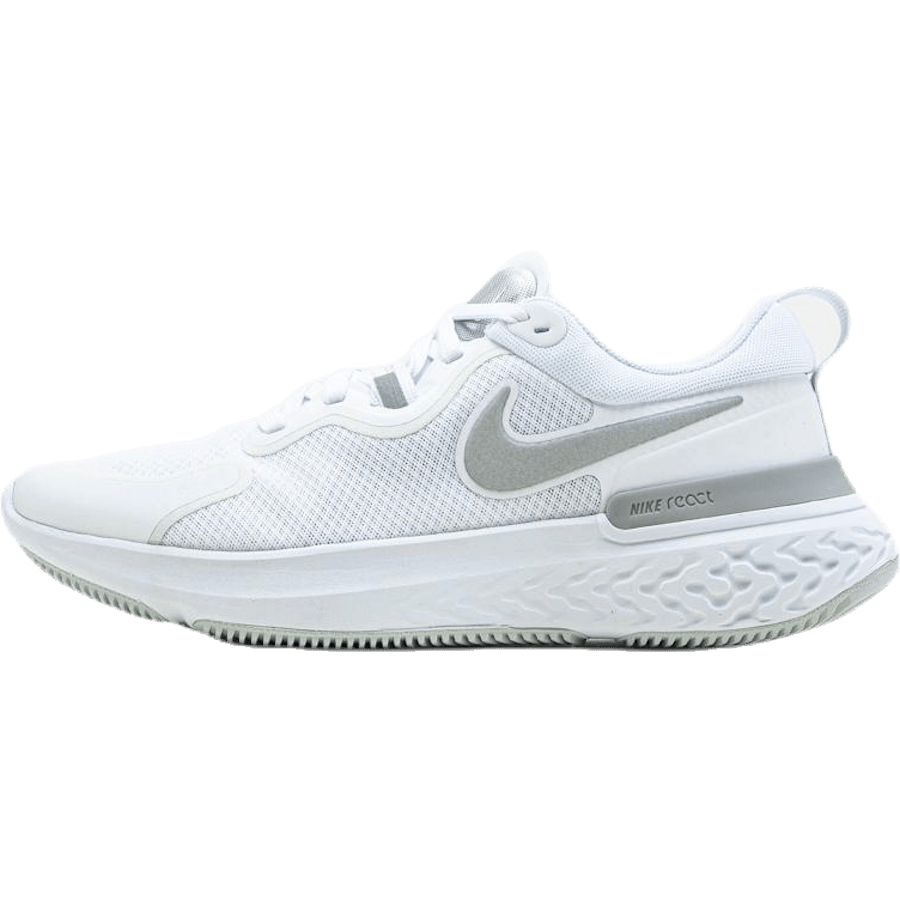 React Miler White/Silver
