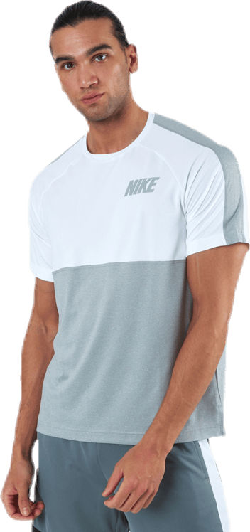 Dri-FIT Hyper SS Top White/Grey