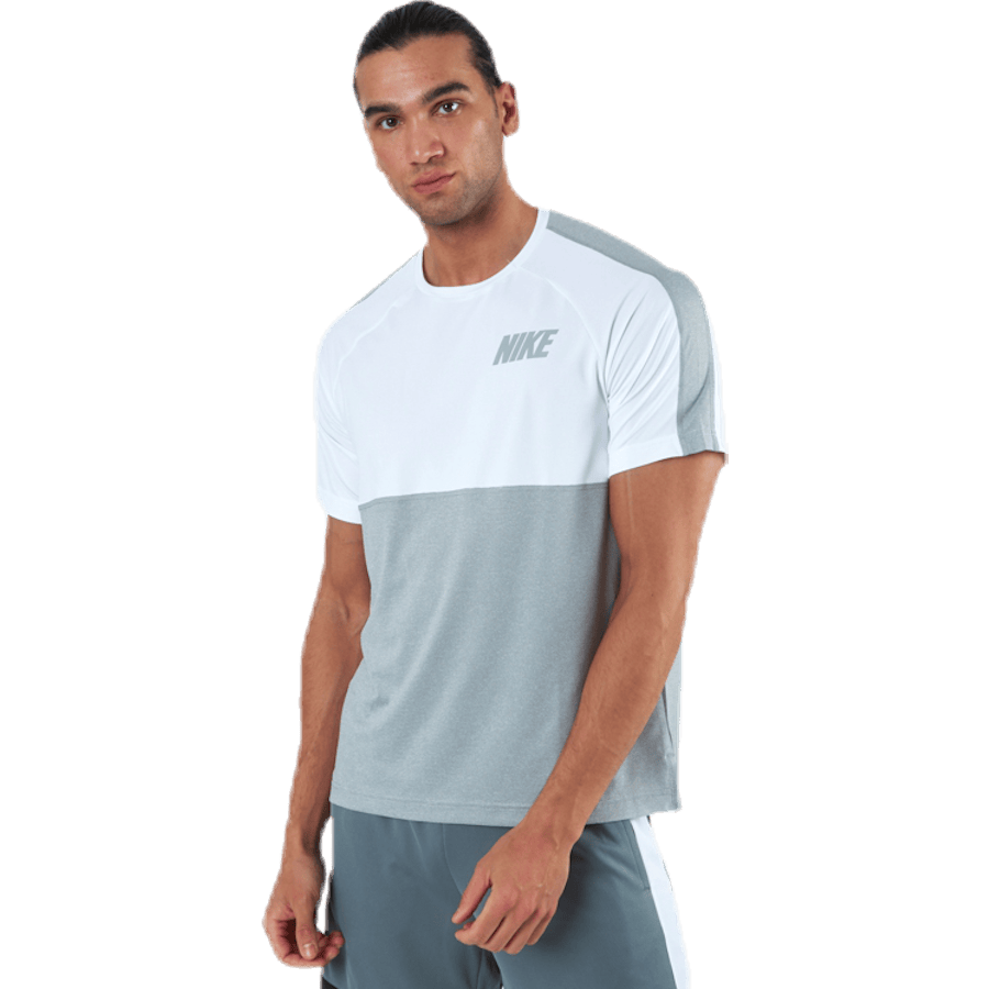 Dri-FIT Hyper SS Top White/Grey