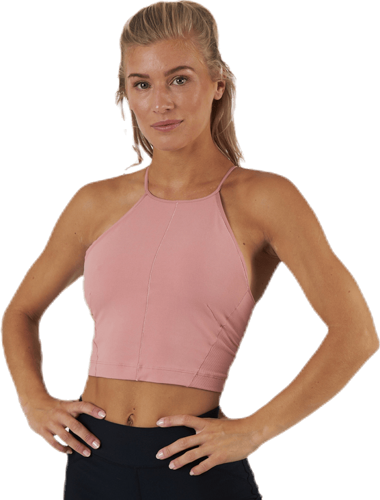 Yoga Stmt Cln Crop Tank Pink/Beige - Bild 2