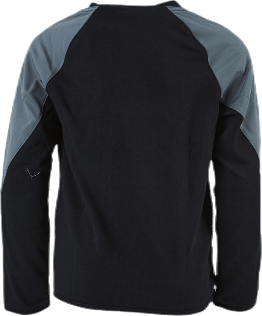 Mixed Material Crew Junior Black/Grey - Bild 3