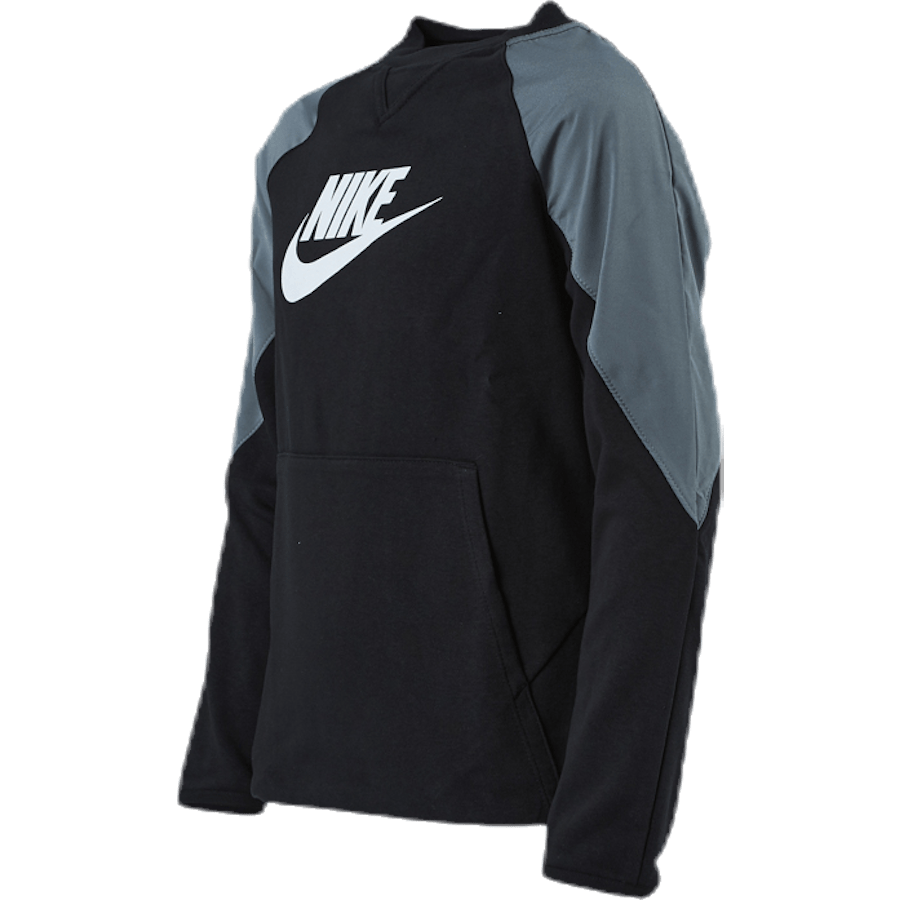 Mixed Material Crew Junior Black/Grey - Bild 4