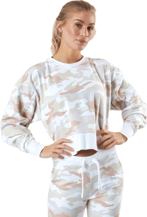 Women’S Dri-Fit Get Fit Training Crew White/White