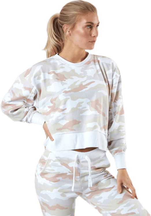 Women'S Dri-Fit Get Fit Training Crew White/White - Bild 2