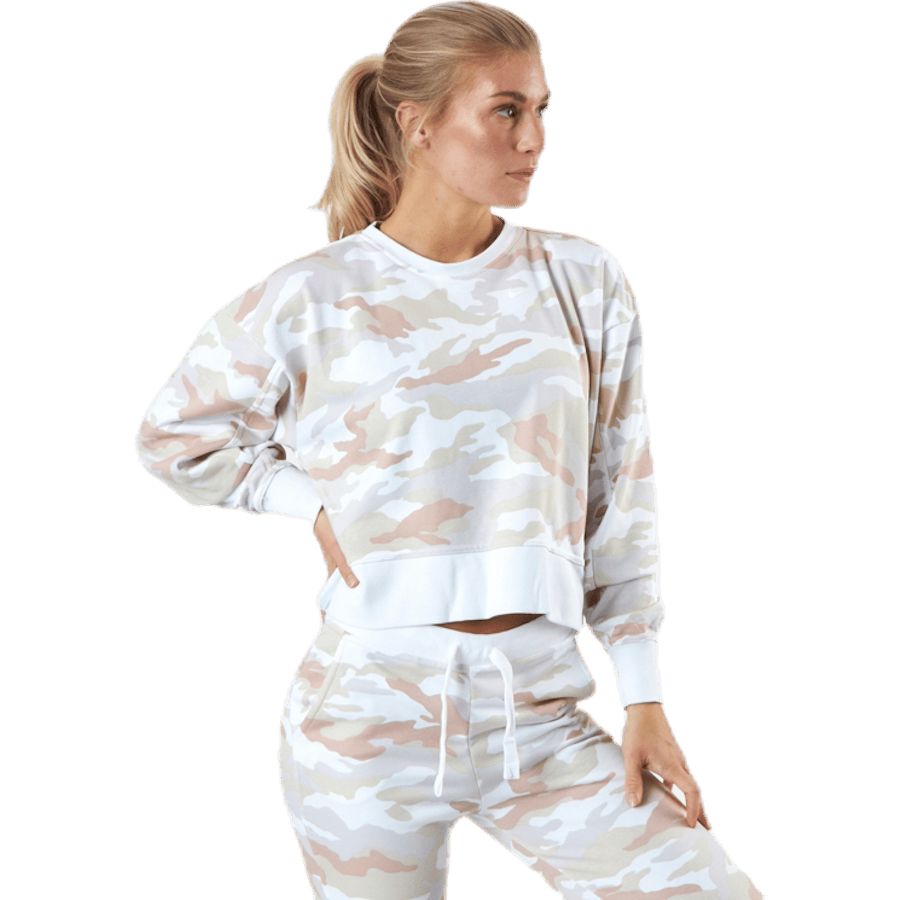 Women'S Dri-Fit Get Fit Training Crew White/White - Bild 2
