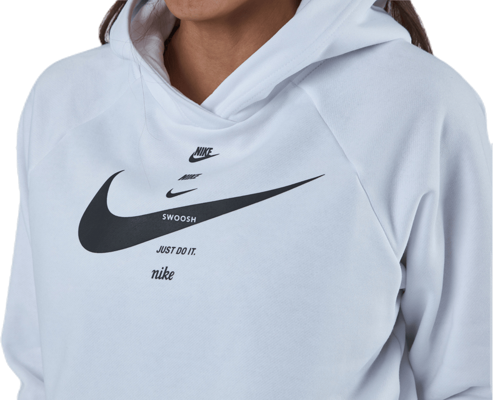 Nsw Swsh Hoodie Flc Bb White/Black - Bild 5