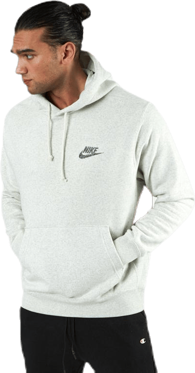 Nsw Hoodie Po Sb Beige, Male, Apparels, Shirts, White, XXL