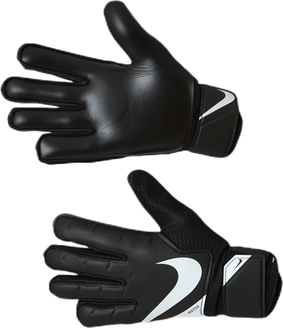 Goalkeeper Match Soccer Gloves BLACK/WHITE/WHITE