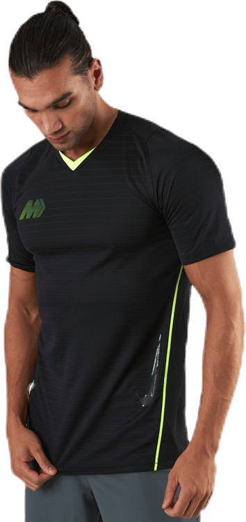 Mercurial Strike Top SS Black, Male, Apparels, T-shirt, Soccer, Black, XL