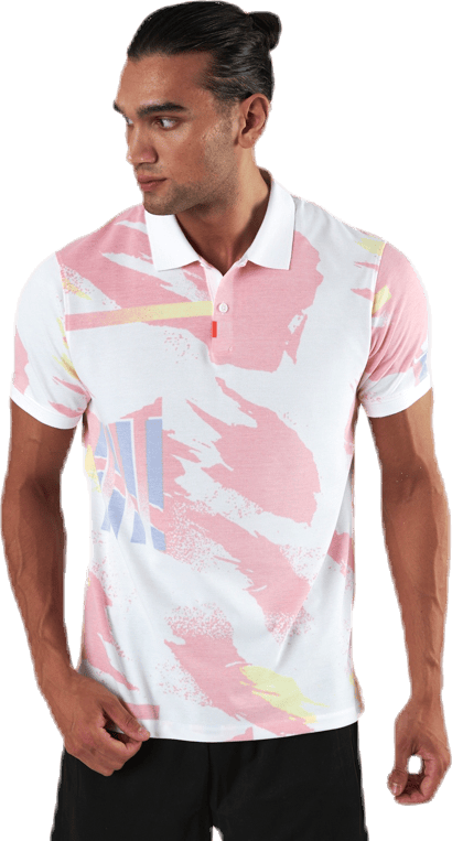 Challenge Court Polo White/Red