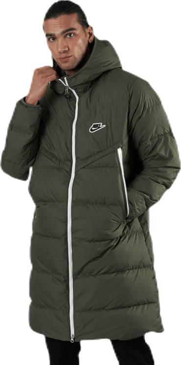 Nsw Dwn Fil Wr Parka Shld Green, Male, Kläder, jackor, Svart, XL