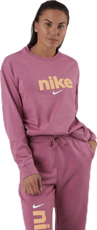 Nsw Crew Hbr Vrsty Pink, Female, Kleding, Overhemden, Roze, M