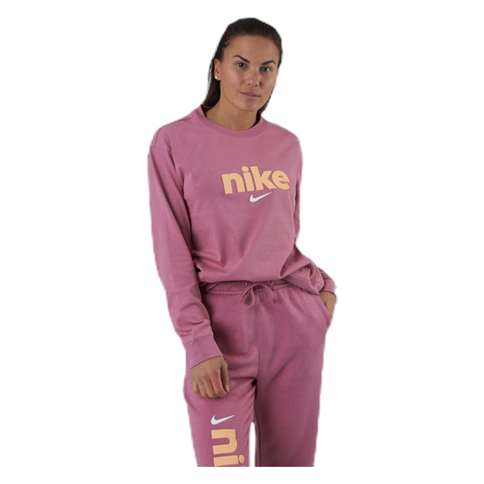 Nsw Crew Hbr Vrsty Pink, Female, Kleding, Overhemden, Roze, M