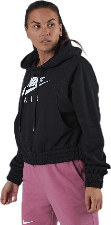 Nsw Air Hoodie Flc White/Black - Bild 4