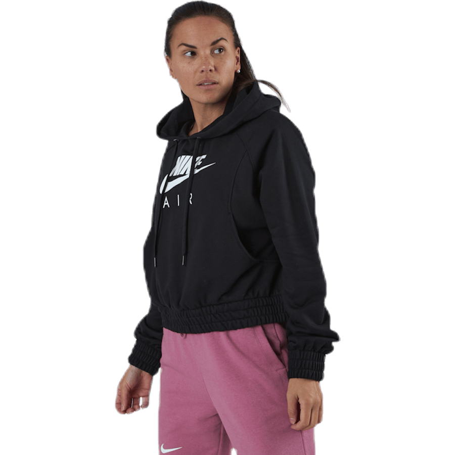 Nsw Air Hoodie Flc White/Black - Bild 4