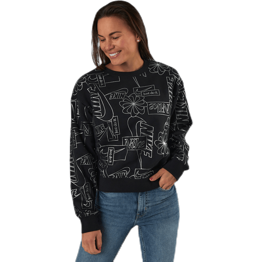Nsw Icon Clash Flc Aop Top Black