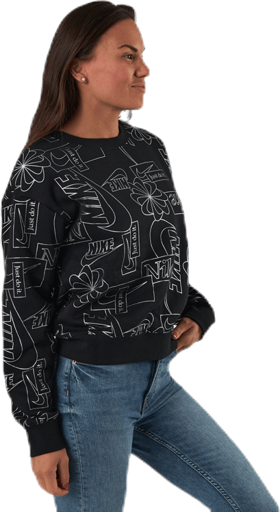 Nsw Icon Clash Flc Aop Top  Black - Bild 2