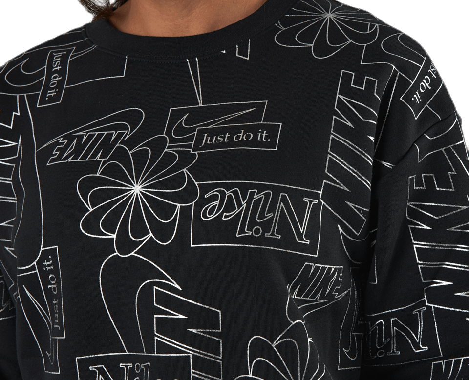 Nsw Icon Clash Flc Aop Top  Black - Bild 5