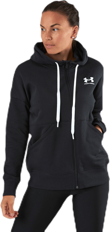 Rival Fleece Fz Hoodie Black