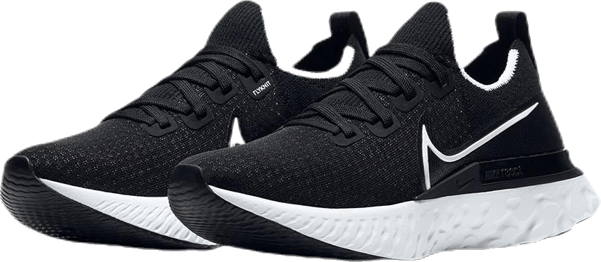 React Infinity Run Flyknit Black, Female, Topánky, Bežecké topánky, Beží, Čierna, EU 37,5