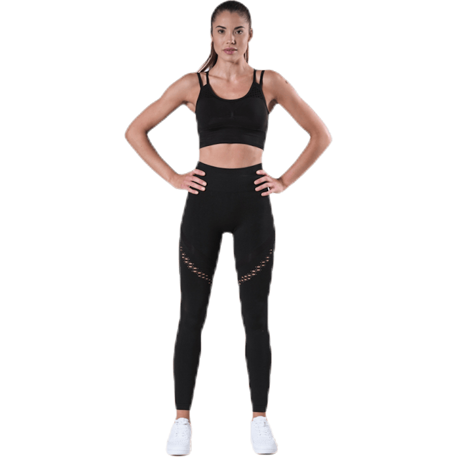 Fitness Seamless Mesh Bra Black - Bild 4