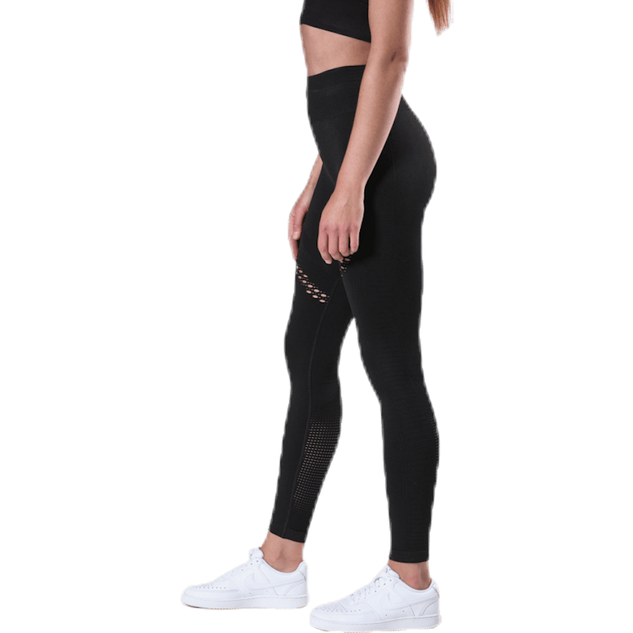 Fitness Seamless Mesh Tights Black - Bild 2