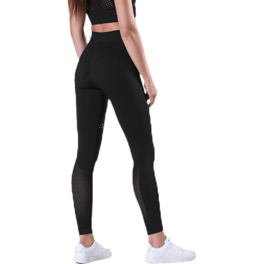 Fitness Seamless Mesh Tights Black - Bild 4
