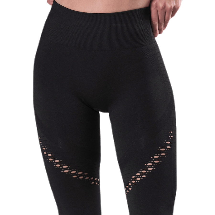 Fitness Seamless Mesh Tights Black - Bild 5