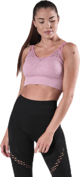 Fitness Seamless Mesh Bra Pink - Bild 3
